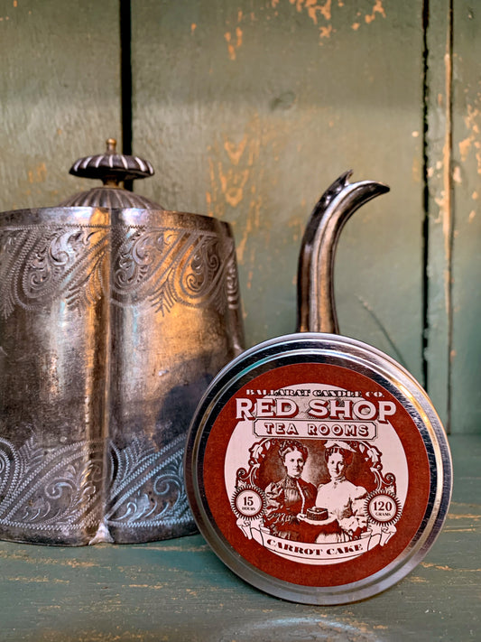 Red Shop Tea Rooms Carrot Cake Travel Tin